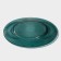 Black dining plate "Emerald", d = 27 cm, turquoise color with silver chasing