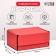 Self -charged box, red, 22 x 16.5 x 10 cm