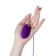 Vibroyaite with the Toyfa A-Toys Shelly control panel, silicone, purple color
