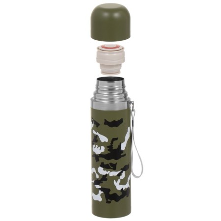 Thermos, 500 ml, camouflage sleeve, with a mug, retains heat up to 8 hours-1