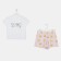 Female pajamas (T -shirt and shorts) KAFTAN AVOCADO p. 44-46, white
