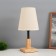 Table lamp "Cold" 1x40W E27 Light wood 16x16x34cm