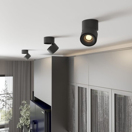 Ceiling accent light (SPOT) ELEKTROSTANDARD, KLIPS LED 15 W, 100X100X106 mm, IP20, black matte color-2