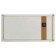 Carting clock is wall-mounted, on canvas, interior "delicate roses", silent, 40 x 76 cm