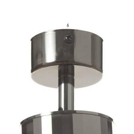Stitch "Aliser" GU10 black chrome 7.5x7.5x20 cm-6