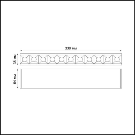 Over lamp, 12W LED, 4000K, 1000lm, black color-1