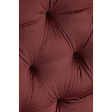 Chair on the Grass -Karkas Goyar Metal/velor, Black/Red 51x61x82 cm-5