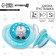 Orthodontic dummy nipple, silicone, from 3 months., "Penguin", blue color