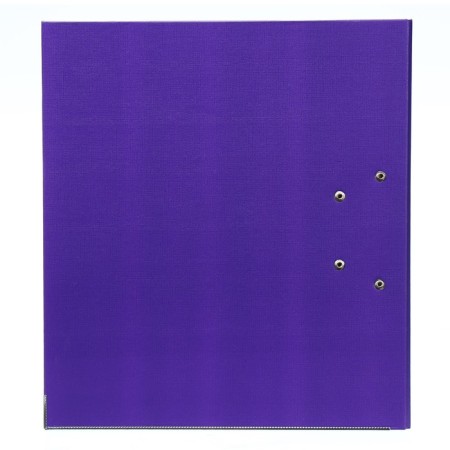 A4, 75 mm, Lamark, PVC, double-sided coverage, metal edging, pocket for a spine, assembled, purple/pistachio-7