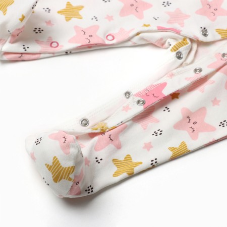 Combineson for children, white color/stars, height 62-3