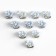 Hairpins for hair decoration Stay Magical, 10 pcs., 1.3 x 1.3 x 1.5 cm
