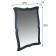 Mirror hinged berge 23, 670x16x970, gray graphite