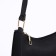 Bag Women's Baget with a zipper, black color
