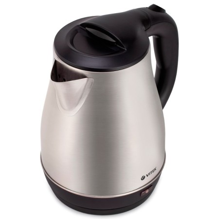 Electric kettle Vitek VT-7057, Metal, 1.8 L, 1850 W, silver-black-3