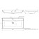 Sink uperwood Classic quartz 90 cm, quartz, beige matte, dessert
