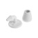 Lockland door limiter, curved, rice color