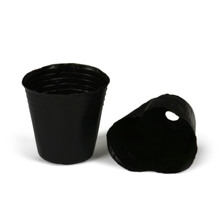 Polyethylene pots for seedlings, 70 ml, 5.5 × 5.5 × 6 cm, thickness 50 μm, black, Greengo-4