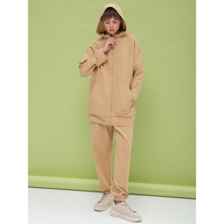 Feminine sweatshirt, size m, sandy color-7
