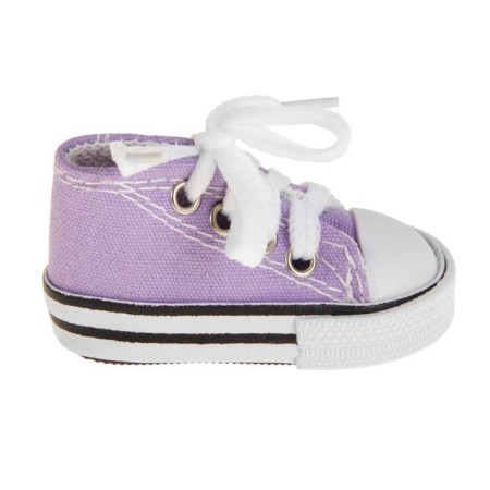 Doll sneakers, sole length 7.5 cm, purple color-3