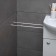 Set of universal cornices 60-95 cm, 2 pcs, white color