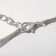 The pendant "minimal" circle, color silver, 45 cm