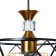 Bayerlux lamp "Kuara" E27 40W black 28x28x19-119 cm