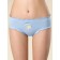 Panties for girls, height 128 cm, beige, blue, terracotta, 3 pcs
