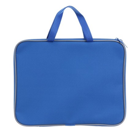 Folder with handles Textile A4, 360 x 270 x 20 mm, inner pocket Calligrata, "Office" 1Sh421, blue-3