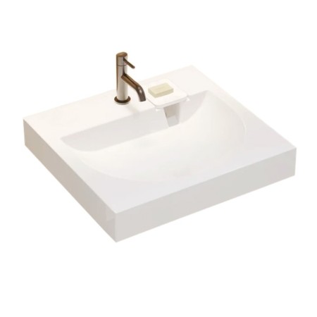 Sanita Luxe Galaxy 60 Washing Car Sink, Klonstein set, white