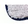 Bathroom mat "Ornella", 50 x 80 cm, blue color