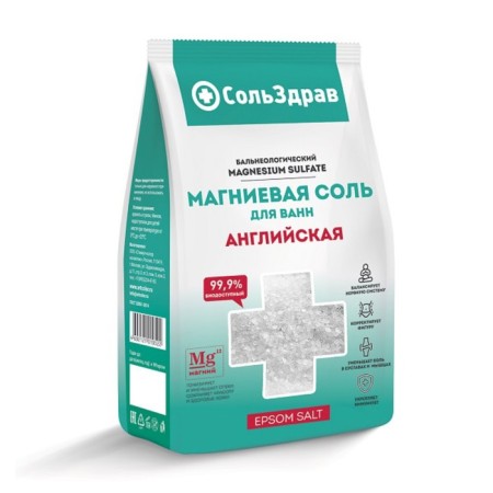 Magnaya salt for baths Solzdrav "English", 800 g