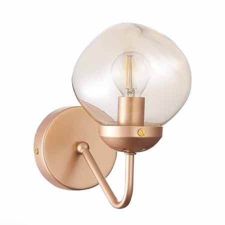 Wall lamp EVOLUCE. Sle155701-01. More. 1x40 W, E14, 12.5x21 cm, golden color-5