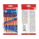A set of ballpoints automatic, 8 pieces, Erichkrause R-301 Orange Matic & Grip, rubber emphasis, node 0.7 mm, color blue blue blue