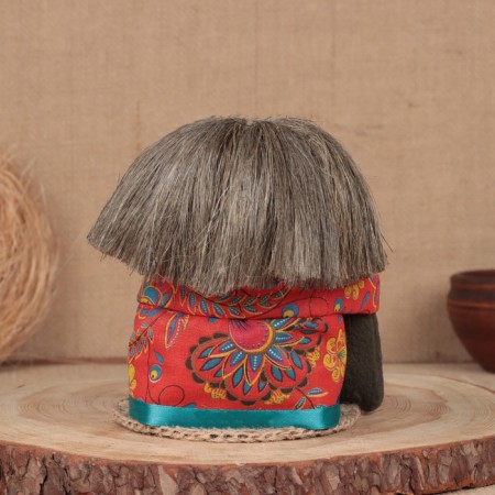 The amulet "Brown Kuzya", with a bag, 16 cm-2