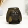 Pot - Organizer "Cleopatra" black with gold, 1.6l/ 16x17x16cm