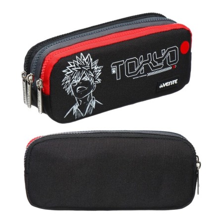 Penal soft, 3 compartments, 85 x 210 x 55 mm, voluminous, Devente Tokyo Crash 7020418