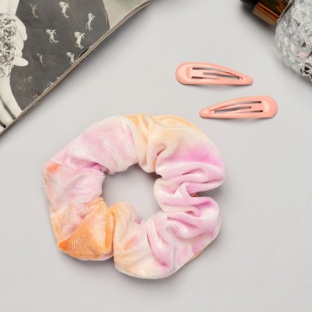 Hair set "Emilia" (elastic band, 2 invisibility 4.5 cm) gradient-1