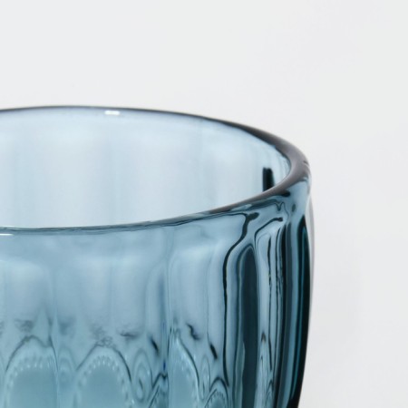 Magistro glass glass "La-Channel", 250 ml, 8 × 15.5 cm, blue color-3