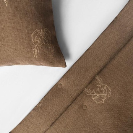 Cover with pillowcases "Onion", size 230x250 cm, cappuccino color-3