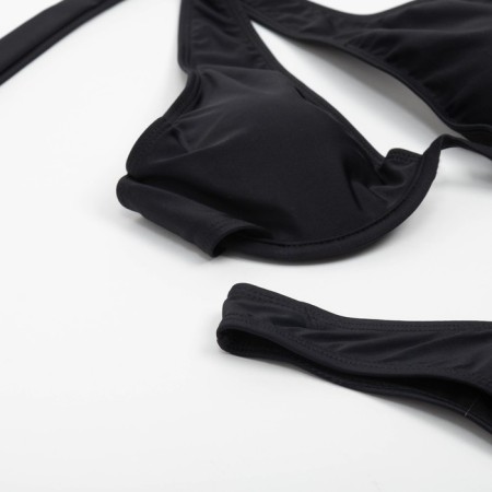 Swimsuit female separate minku color black, size 48-6