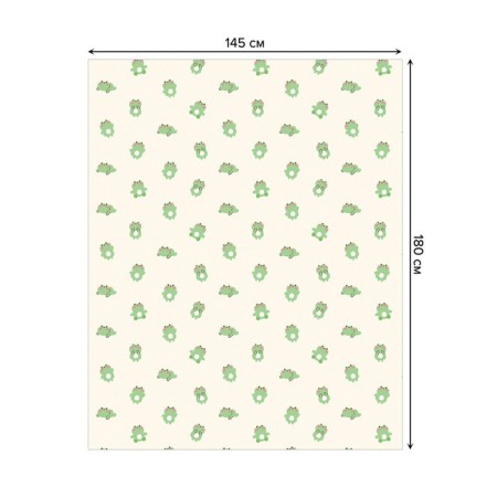 The tablecloth on the table "Cute Muzzle", rectangular, Saten, size 145x180 cm-1