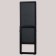 Floor mirror "Simple", black, 43x133cm