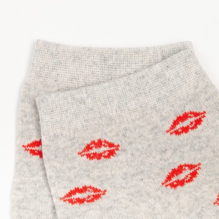 Women's socks, gray color, size 23-25-2