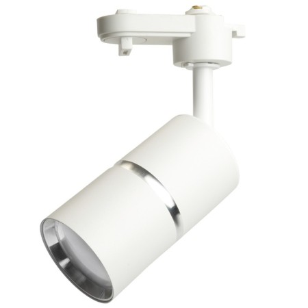 Snow -phase track lamp Feron AL178, IP40, GU10, 15 W, 55x55x175 mm, white color with silver-3