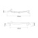 Cappio “branch” handle “branch” RSC009, m/o 128 mm, color old bronze