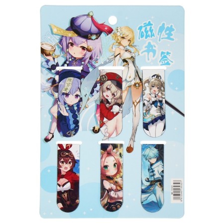 A set of magnetic bookmark for books Calligrata 6 pieces, "Assorted", mix-4