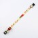 Set "Flowers", fastener - fastx, leash 2 m and collar 28-46 cm