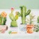 Apron "Ethel" Cacti 70x60 cm cm, 100% cotton, martial 160 g/m2