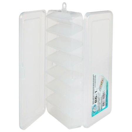 Box for wobblers and balancers VB-1, white, 2-way, 7+7 departments, 190 × 85 × 35 mm-2