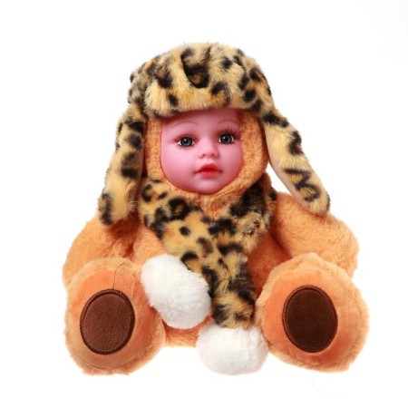 Soft toy "Doll in a hat"-3